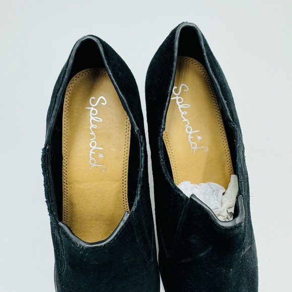 NEW Splendid Hertha Black Leather Suede Ankle Bootie - Picture 10 of 11